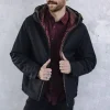 Blouson manteau imperméable Freeman T Porter Belleau noire