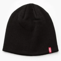 Bonnet Levi's ® noir étiquette rouge