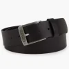 Ceinture Levi's ® new ducan en cuir noir