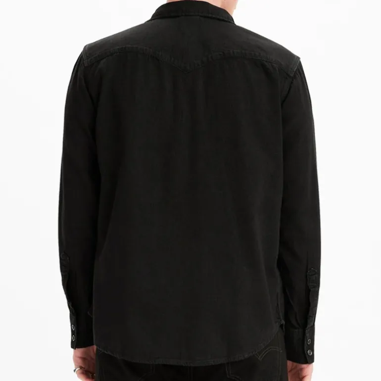 Chemise en jeans noir Levis Barstow Western