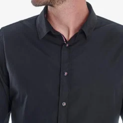 Chemise Le Temps des Cerises Dorus en coton noir