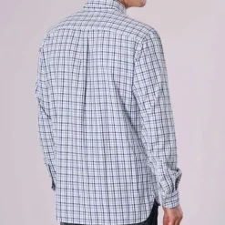 Chemise Us Polo Assn Dirk en coton blanc rayé