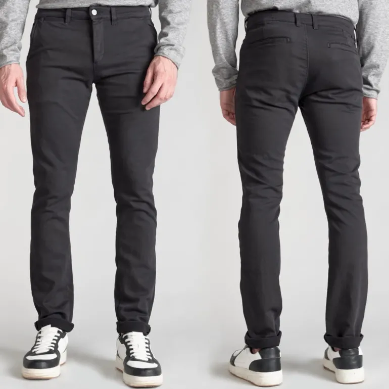 Chino Jogg Le Temps des Cerises Kurt gris anthracite