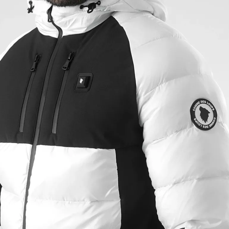 Doudoune chauffante Comme Des Loups Andorre blanc pour homme