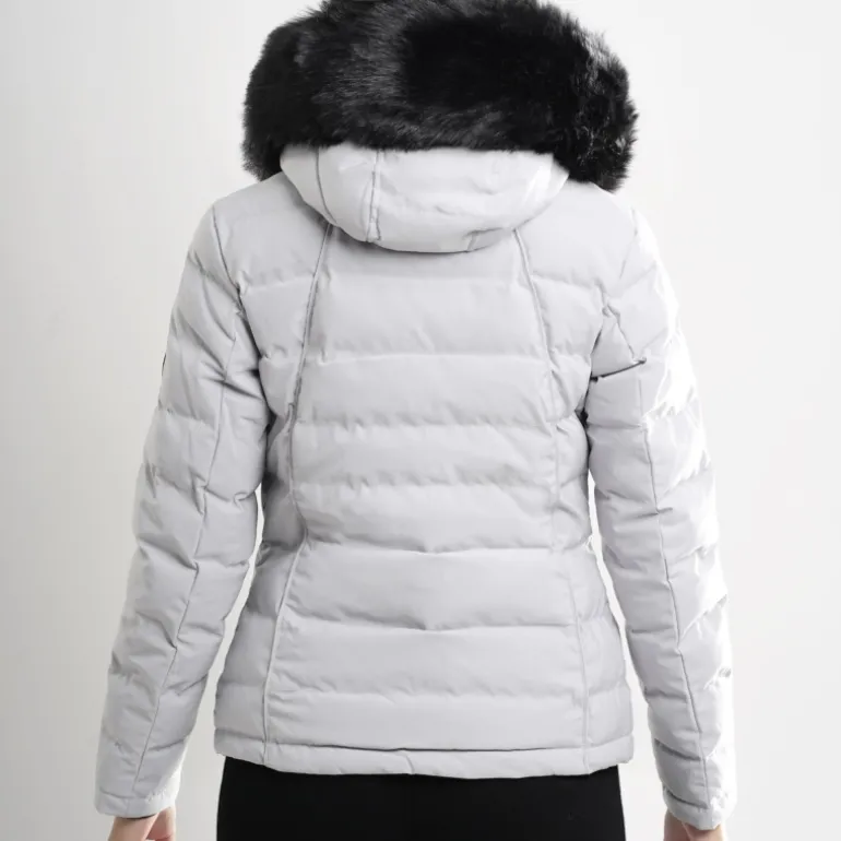 Doudoune chauffante femme Comme Des Loups Budapest blanche