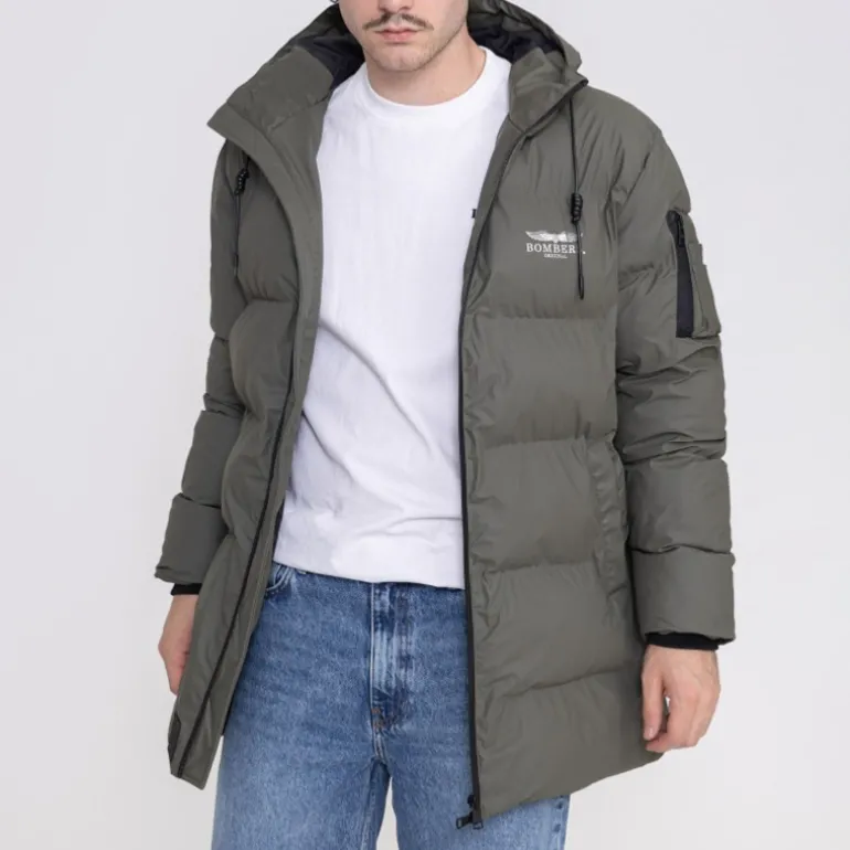 Doudoune longue Bombers Original Altair kaki