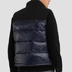 Doudoune sans manches Replay Jeans pour homme noir et bleu marine