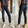 freeman porter - jean femme freeman porter coupe slim " alexa " delavage " eclipse "
