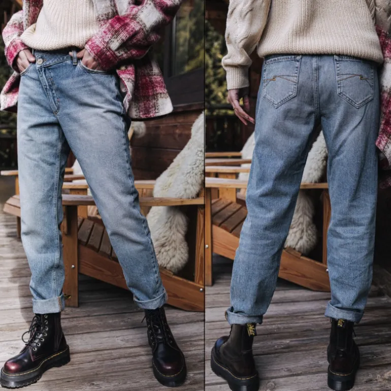 Jean Boyfriend Freeman T Porter Harper Fitz 100% Coton