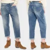 Jean boyfriend loose femme Le Temps des Cerises Cosy W1306