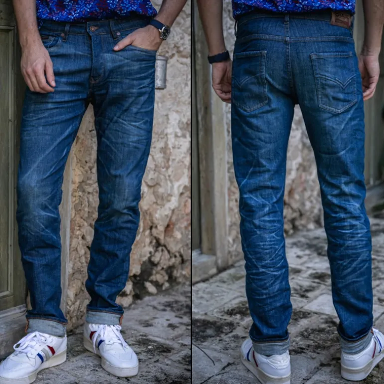 Jean coupe droite homme Freeman T Porter Jimmy Magic Straight creek