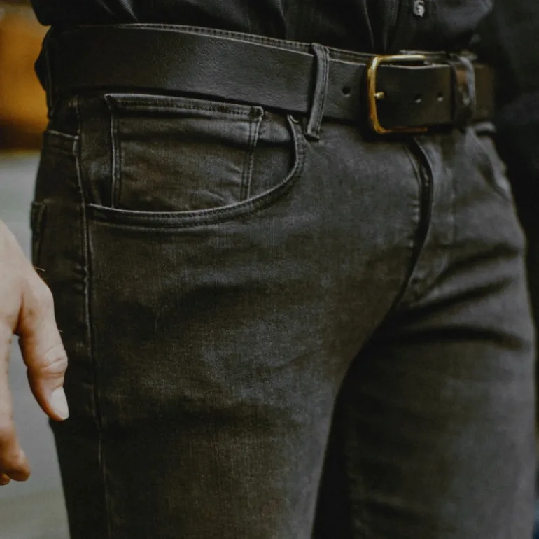 Jean Freeman T Porter homme Dustee Slim Biker Black