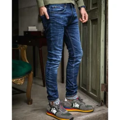 Jean homme Freeman T Porter Dustee Old coupe slim