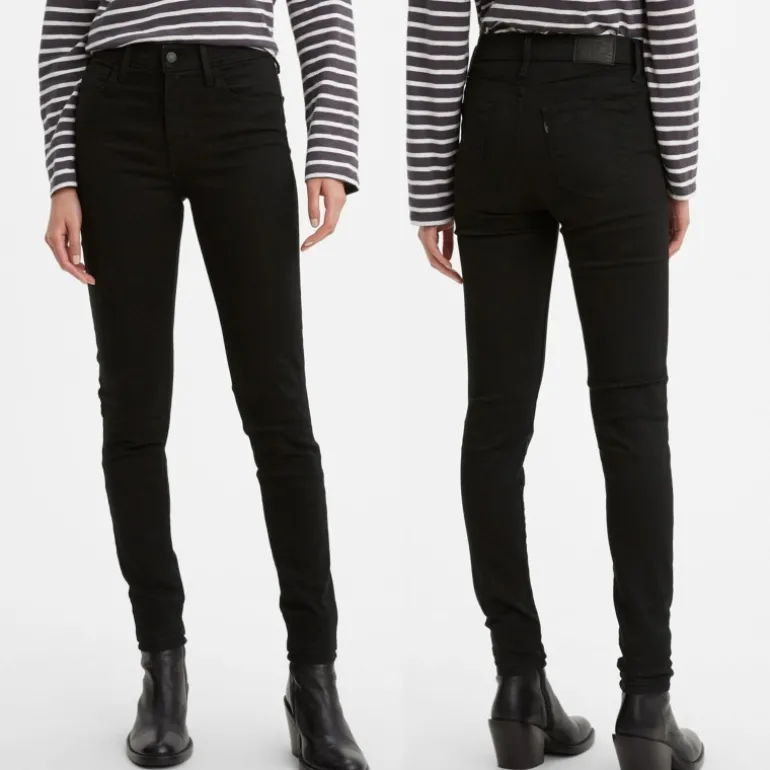 Jean Levi's ® femme 720 high rise super skinny taille haute noir
