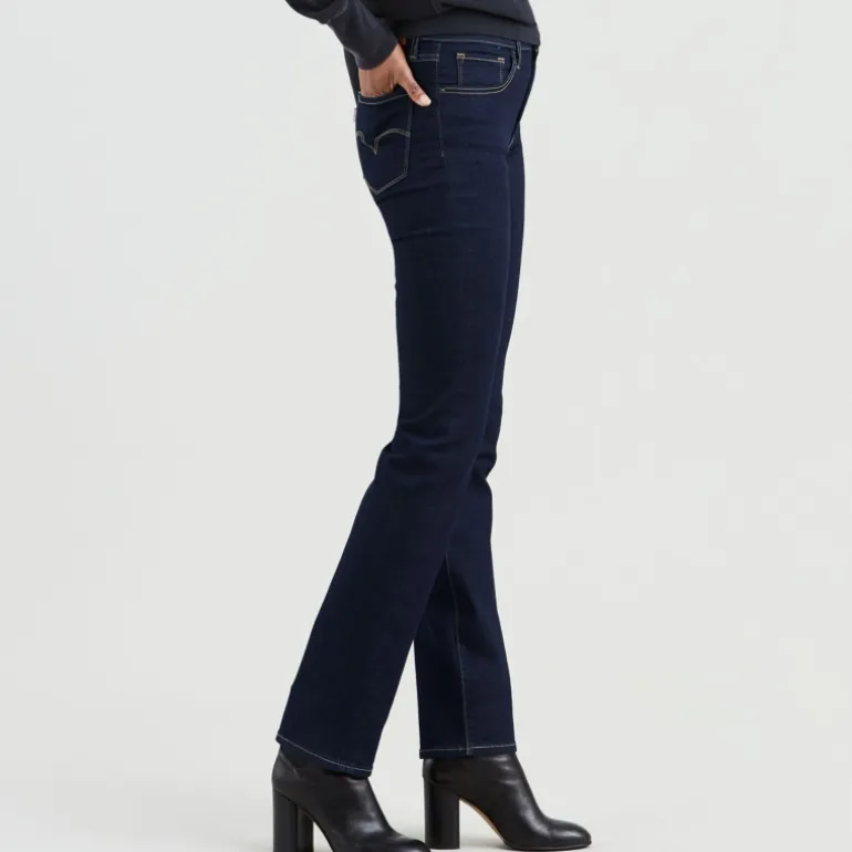 Jean Levi's ® femme 724 High Rise straight brut to the nine coupe droite taille haute