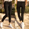 Jean 7/8éme Freeman T Porter modèle Alexa Cropped noir