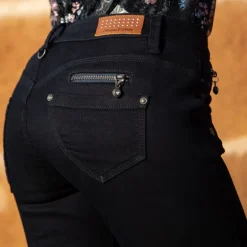 Jean 7/8éme Freeman T Porter modèle Alexa Cropped Flora
