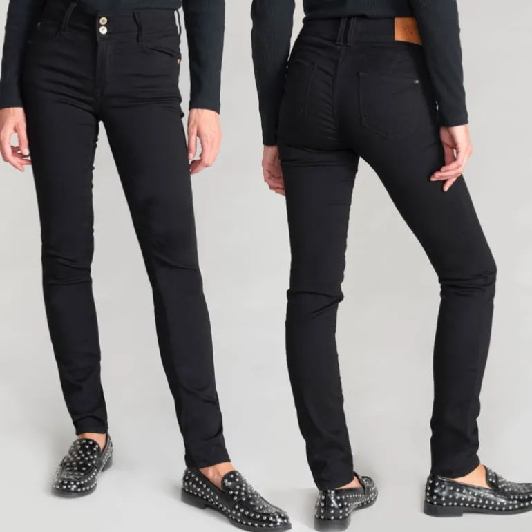 Jean taille haute Le Temps des Cerises Ultra Pulp High Slim noir