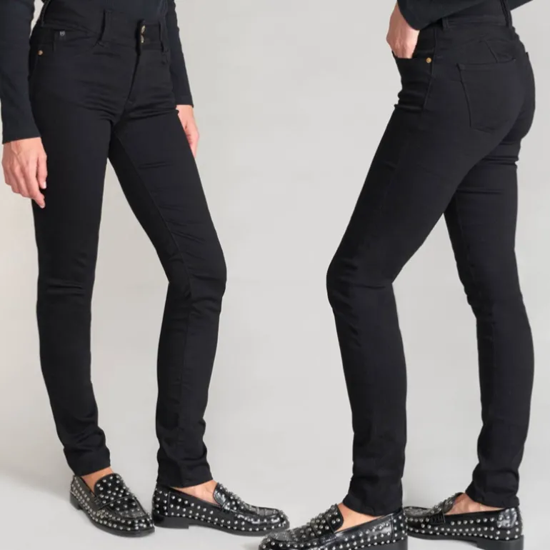 Jean taille haute Le Temps des Cerises Ultra Pulp High Slim noir