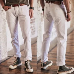 Jeans blanc Freeman T Porter Jimmy California