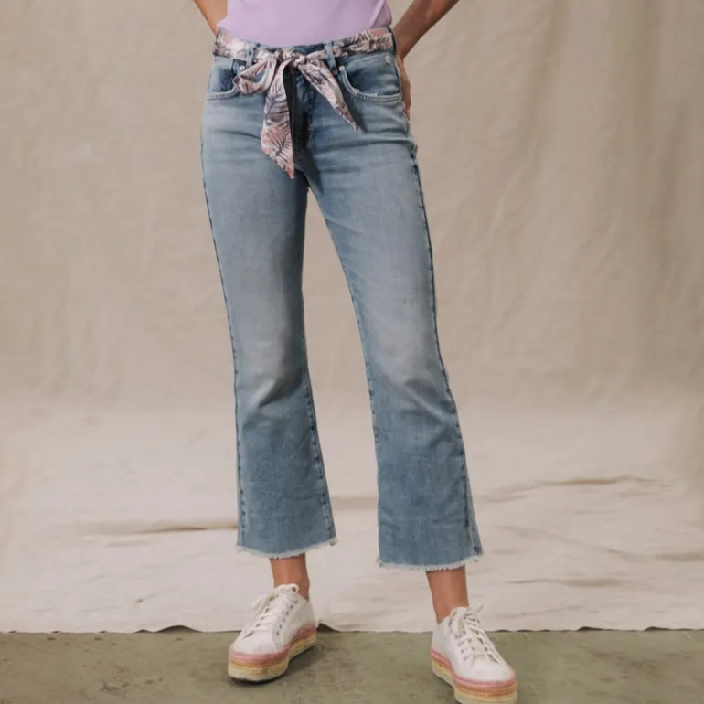 Jeans bootcut cropped Freeman T Porter femme Norma Palermo Med