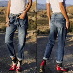 Jeans Boyfriend Freeman T Porter Jannet Marclay 100% Coton