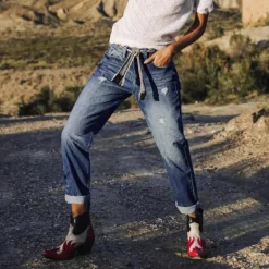 Jeans Boyfriend Freeman T Porter Jannet Marclay 100% Coton