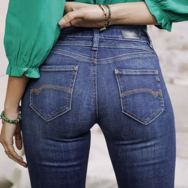 Jeans femme Freeman T Porter Madie Fever coupe droite