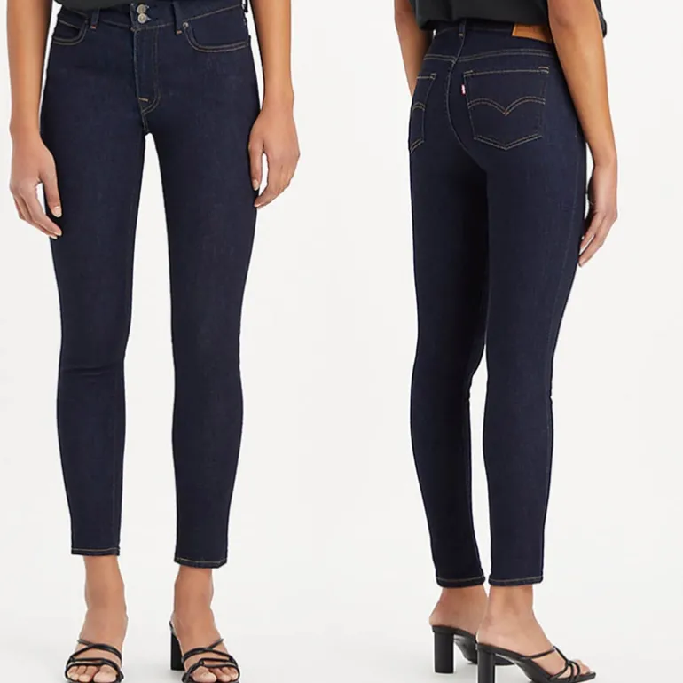 Jeans femme Levi's ® 711 brut blue wave rinse
