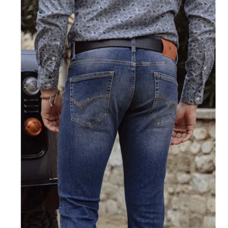Jeans Freeman T Porter homme Dustee Slim Pacific