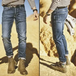 Jeans Freeman T Porter homme Jimmy Fahaa coupe droite straight