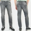 Jeans homme Le Temps des Cerises 711 gris W1321