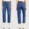 Jeans Levi's ® femme 501 Crop Orinda Troy Horse 100% coton