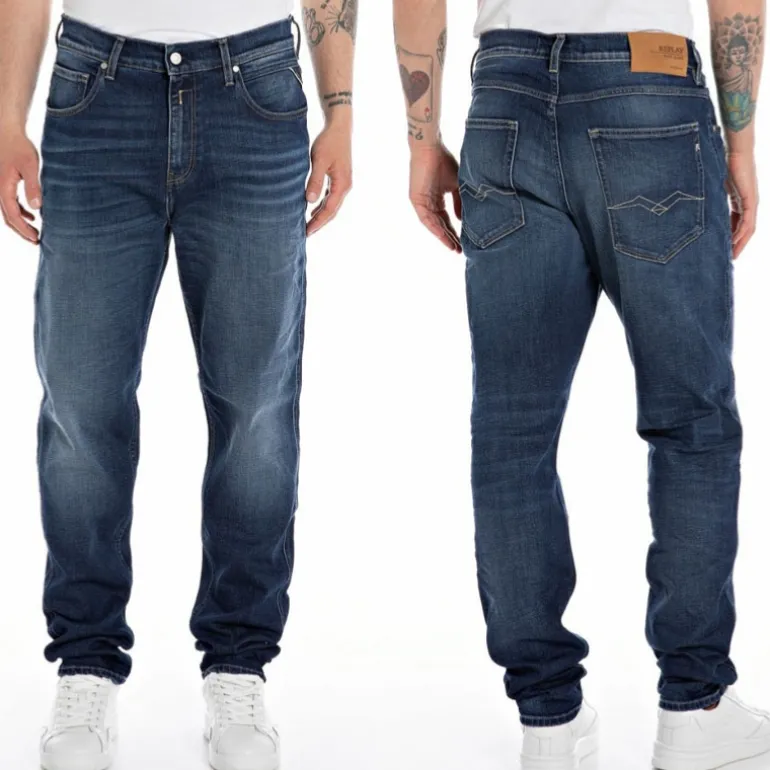 Jeans Replay homme Sandot Relaxed Tapered