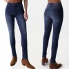 Jeans Salsa Destiny coupe skinny taille haute medium wash