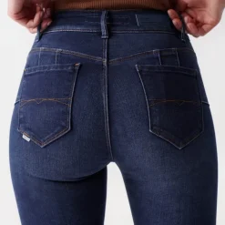 Jeans Salsa Destiny coupe skinny taille haute medium wash
