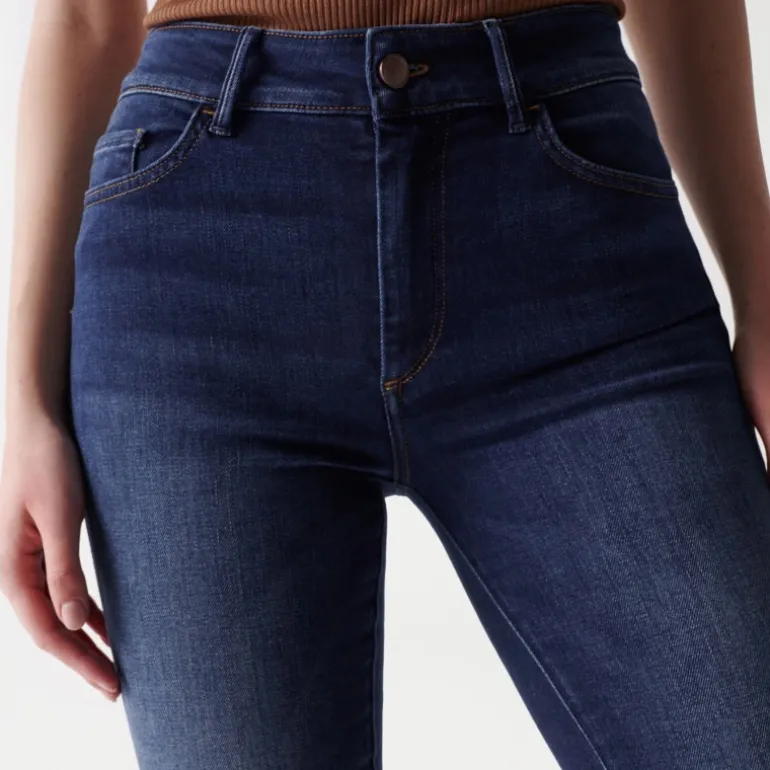 Jeans Salsa Destiny coupe skinny taille haute medium wash