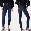 Jeans Salsa femme Secret Push in dark wash taille haute