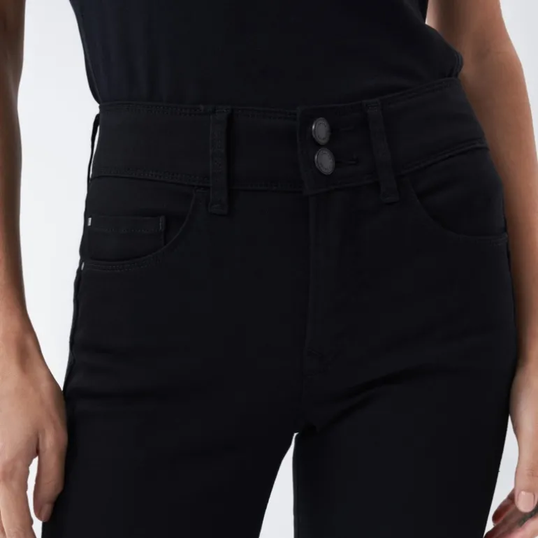 Jeans Salsa femme Secret Push in noir