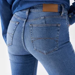 Jeans Salsa femme True Cropped Slim bleu medium wash