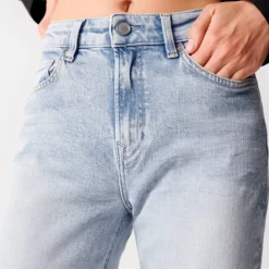 Jeans Salsa femme True Cropped Slim bleu clair