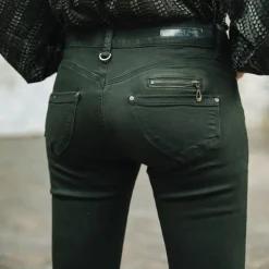 Pantalon / Jeans femme Freeman T Porter Alexa Slim vert