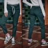 Pantalon chino Freeman T Porter femme Claudia Felicita vert