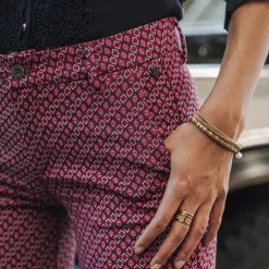 Pantalon city Freeman T Porter femme modèle Claudia Gipsy