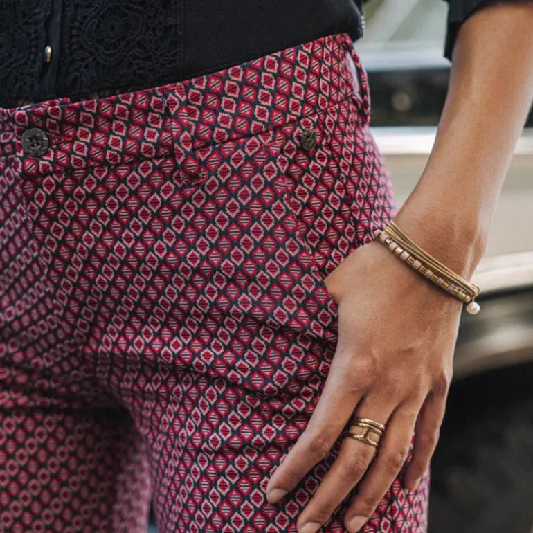 Pantalon city Freeman T Porter femme modèle Claudia Gipsy
