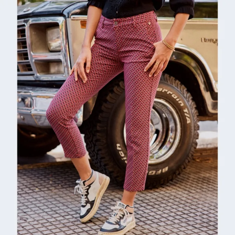 Pantalon city Freeman T Porter femme modèle Claudia Gipsy