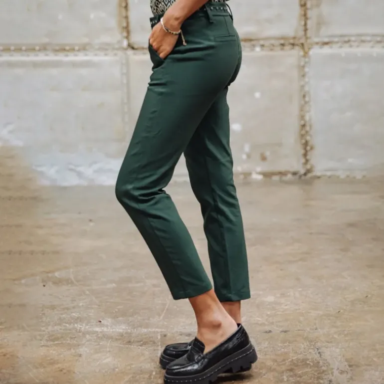 Pantalon city Freeman T Porter femme Claudia vert