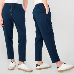 Pantalon femme Le Temps des Cerises Rosi bleu marine