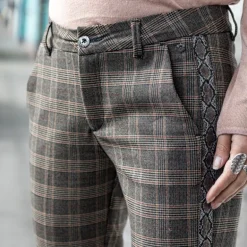 Pantalon Freeman T Porter femme Claudia city London à carreaux
