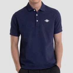 Polo bleu marine Replay Jeans pour homme